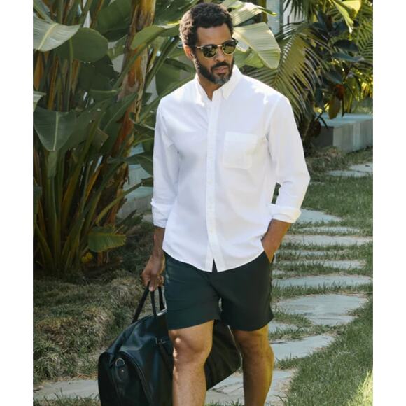 Jack Archer Shorts Mens 40x7 Jetsetter Tech Black Performance Stretch Golf Chino - Picture 1 of 10